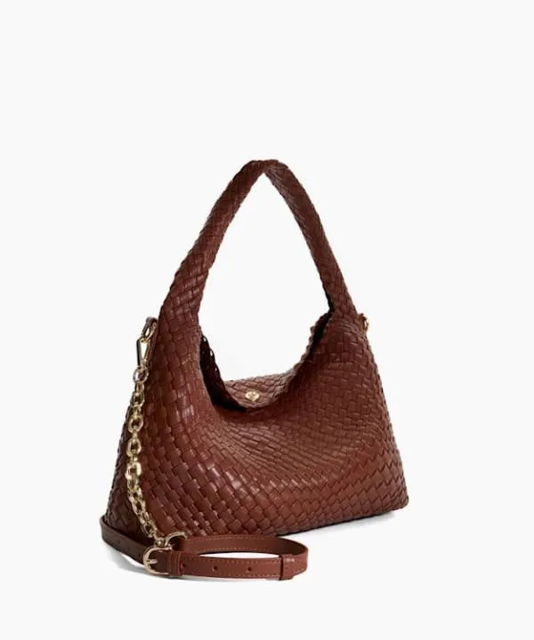 Dune London Handbags Deliberate Tan Woven Shoulder Bag Dune London Brown 8211 Women