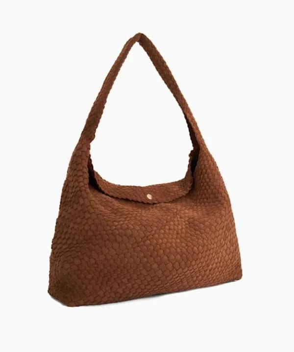 Dune London Handbags Deliberate XL Brown Extra Large Woven Shoulder Bag Dune London Brown 8211 Women