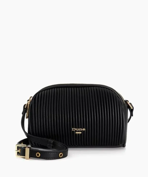 Dune London Handbags Detail Black SoftPleated Crossbody Bag Dune London Black 8211 Women Dune London Handbags Detail Black SoftPleated Crossbody Bag Dune London Black 8211 Women