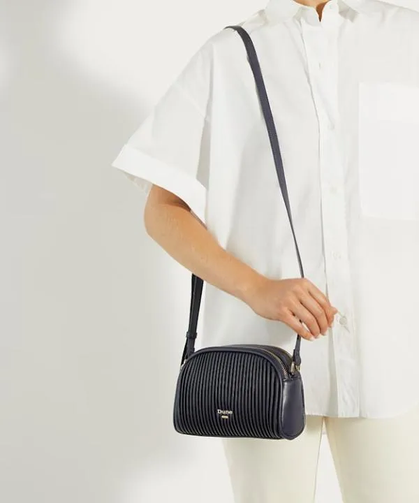 Dune London Handbags Detail Navy SoftPleated Crossbody Bag Dune London Blue 8211 Women Dune London Handbags Detail Navy SoftPleated Crossbody Bag Dune London Blue 8211 Women
