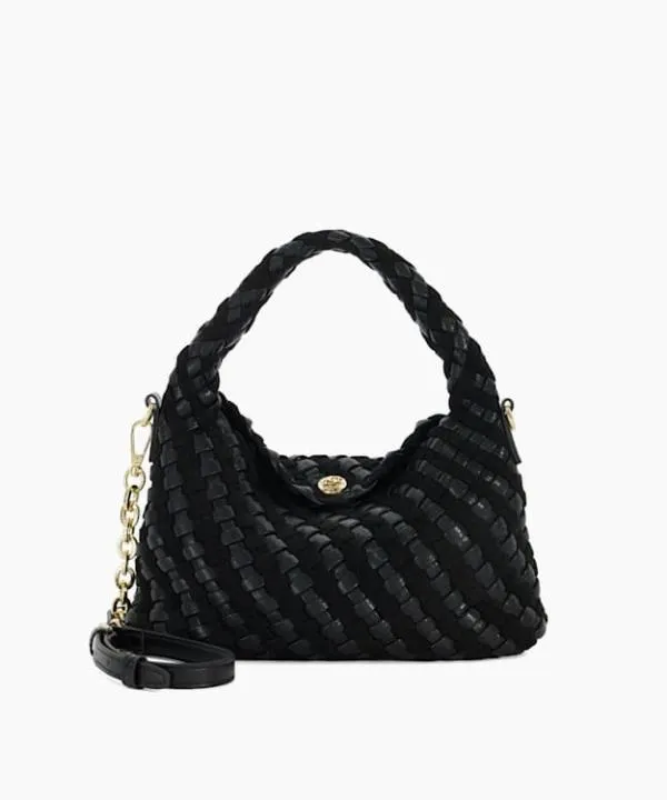Dune London Handbags Dinkydeliberate Black Mini Woven Shoulder Bag Dune London Black 8211 Women Dune London Handbags Dinkydeliberate Black Mini Woven Shoulder Bag Dune London Black 8211 Women