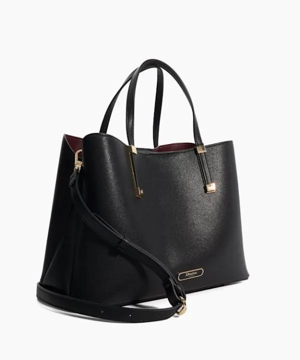 Dune London Handbags Dorry Black Branded Hardware Tote Bag Dune London Black 8211 Women