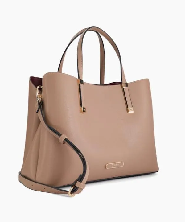 Dune London Handbags Dorry Taupe Branded Hardware Tote Bag Dune London Neutral 8211 Women Dune London Handbags Dorry Taupe Branded Hardware Tote Bag Dune London Neutral 8211 Women