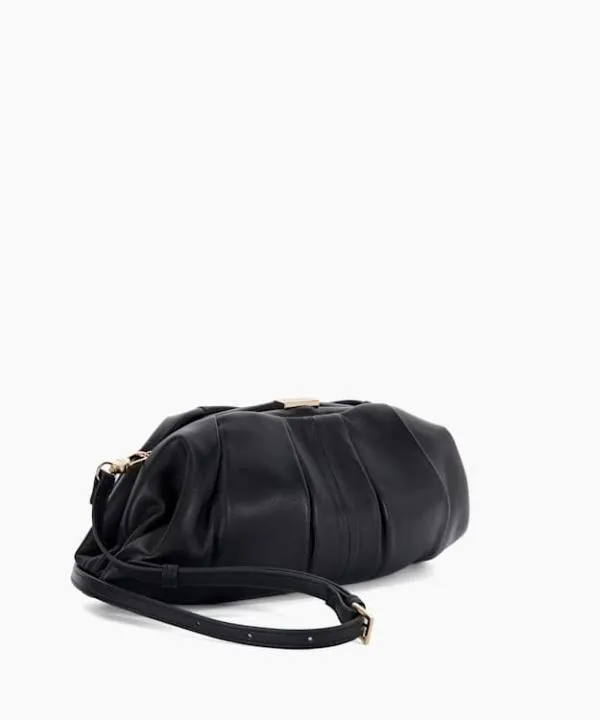 Dune London Handbags Drapery Black Oversized Leather Handheld Clutch Dune London Black 8211 Women Dune London Handbags Drapery Black Oversized Leather Handheld Clutch Dune London Black 8211 Women