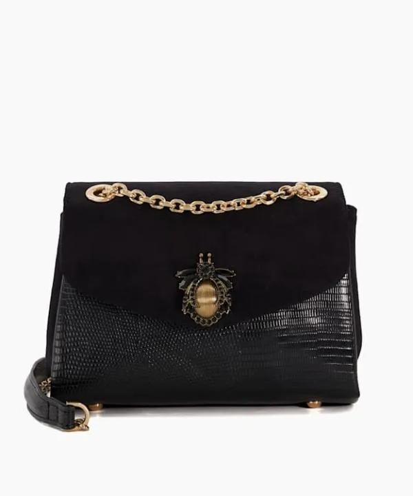 Dune London Handbags Dusk Black BugJewelDetail Crossbody Bag Dune London Black Synthetic 8211 Women Dune London Handbags Dusk Black BugJewelDetail Crossbody Bag Dune London Black Synthetic 8211 Women