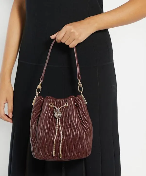 Dune London Handbags Electrical Burgundy Dune Bug Embellished Bucket Bag Dune London Red 8211 Women Dune London Handbags Electrical Burgundy Dune Bug Embellished Bucket Bag Dune London Red 8211 Women