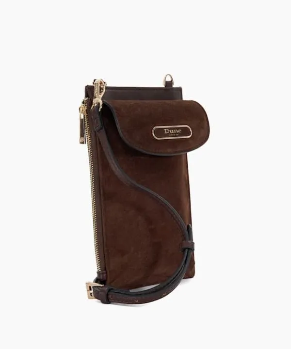 Dune London Handbags Shellies Brown Multifunctional Phone Case Dune London Brown 8211 Women Dune London Handbags Shellies Brown Multifunctional Phone Case Dune London Brown 8211 Women