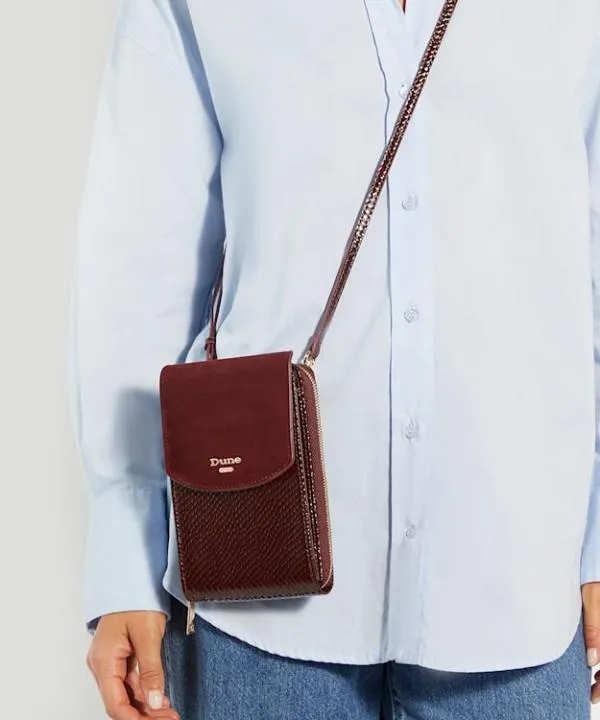 Dune London Handbags Sunrise Burgundy Textured Cross Body Micro Bag Dune London Red 8211 Women Dune London Handbags Sunrise Burgundy Textured Cross Body Micro Bag Dune London Red 8211 Women