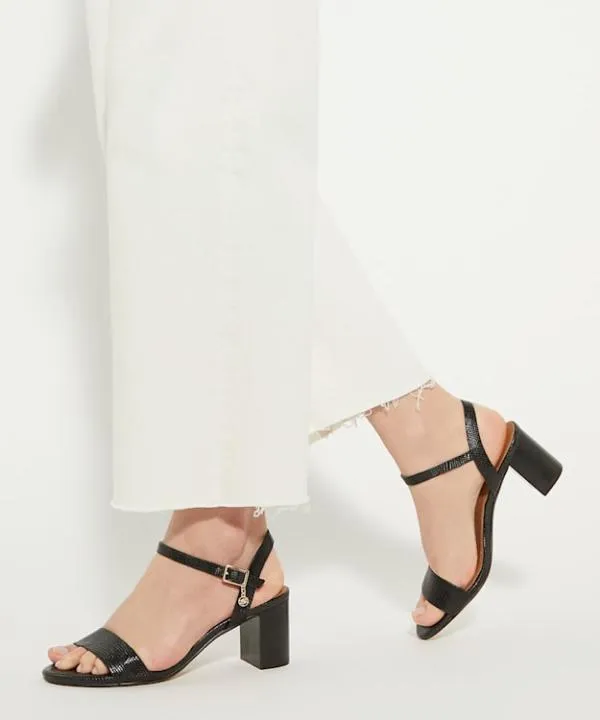 Dune London Heeled Sandals Jelly Black Leather Block Heeled Sandals Dune London Black 8211 Women