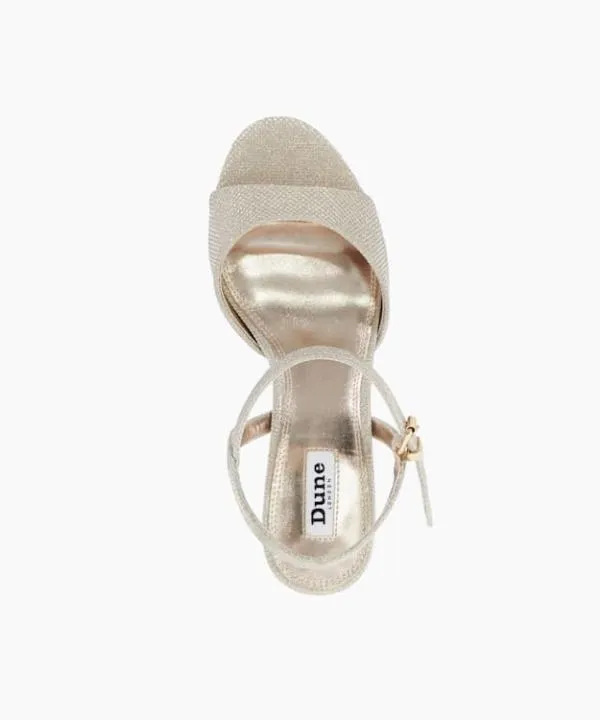 Dune London Heeled Sandals Maizel Rose Gold Block Heel Ankle Strap Sandals Dune London Metallic 8211 Women Dune London Heeled Sandals Maizel Rose Gold Block Heel Ankle Strap Sandals Dune London Metallic 8211 Women