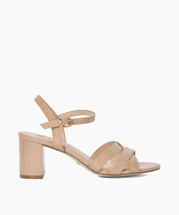 Dune London Heeled Sandals Merlina Blush Block Heel Sandals Dune London Pink 8211 Women