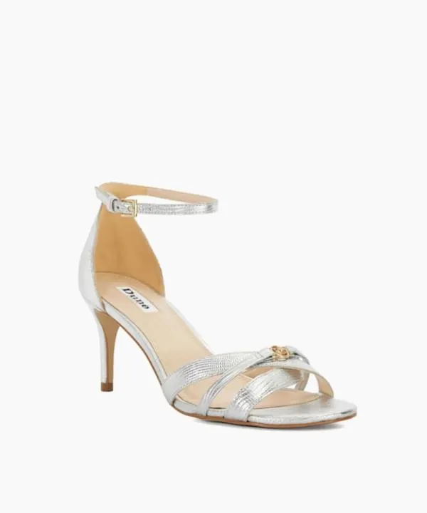Dune London Heeled Sandals Minnow Silver Multi Strap Open Toe Heel Sandals Dune London Metallic 8211 Women Dune London Heeled Sandals Minnow Silver Multi Strap Open Toe Heel Sandals Dune London Metallic 8211 Women