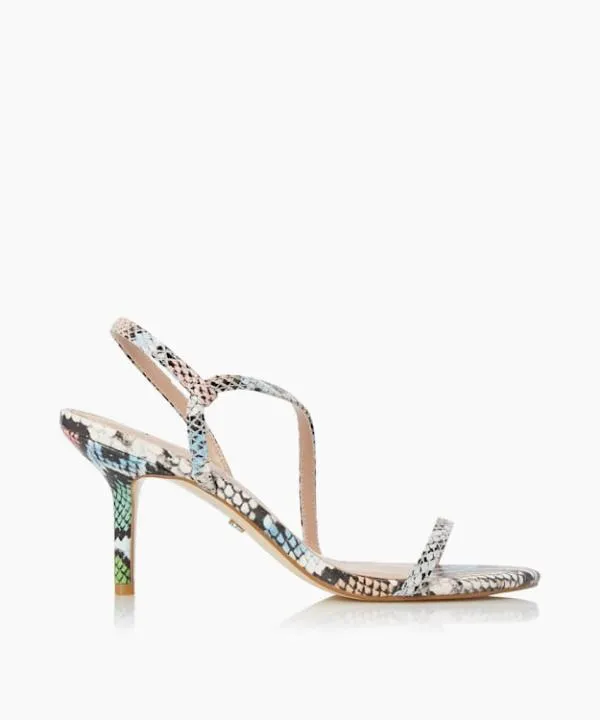 Dune London Heeled Sandals Mojos Multi Barely There Strappy Sandals Dune London Multi 8211 Women