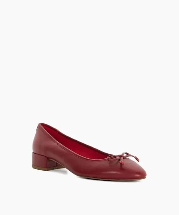 Dune London Heels Admirably Burgundy Low Block Heel Ballet Flats Dune London Red 8211 Women Dune London Heels Admirably Burgundy Low Block Heel Ballet Flats Dune London Red 8211 Women