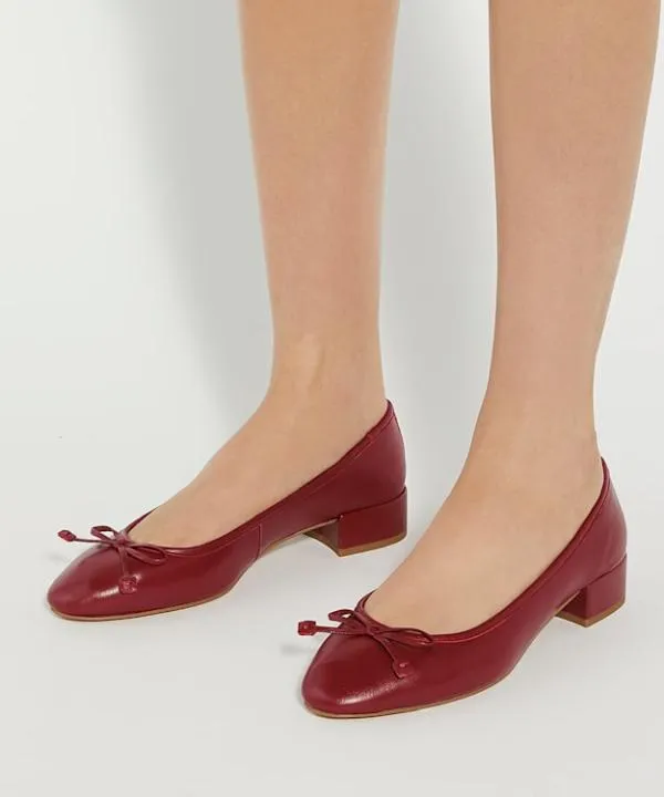 Dune London Heels Admirably Burgundy Low Block Heel Ballet Flats Dune London Red 8211 Women Dune London Heels Admirably Burgundy Low Block Heel Ballet Flats Dune London Red 8211 Women