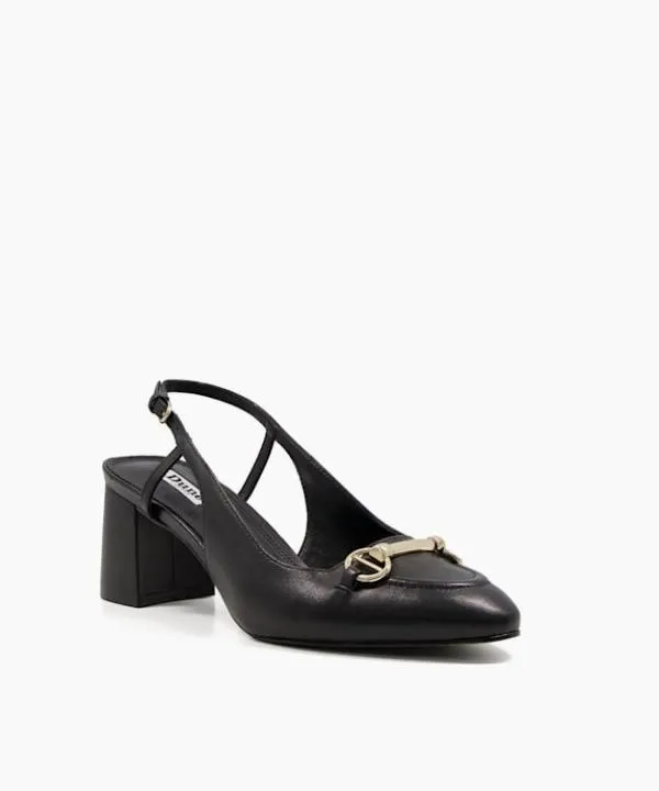 Dune London Heels Cassie Black Wide Fit SlingBack Court Shoes Dune London Black 8211 Women Dune London Heels Cassie Black Wide Fit SlingBack Court Shoes Dune London Black 8211 Women