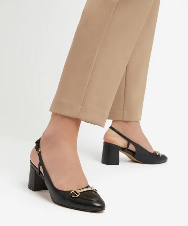 Dune London Heels Cassie Black Wide Fit SlingBack Court Shoes Dune London Black 8211 Women Dune London Heels Cassie Black Wide Fit SlingBack Court Shoes Dune London Black 8211 Women