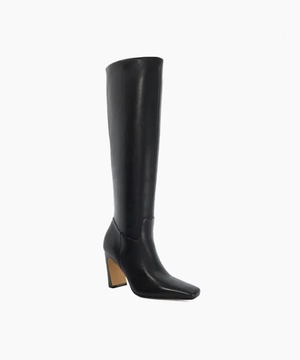 Dune London Knee High Boots Sliding Black KneeHigh Square Toe Boots Dune London Black 8211 Women Dune London Knee High Boots Sliding Black KneeHigh Square Toe Boots Dune London Black 8211 Women