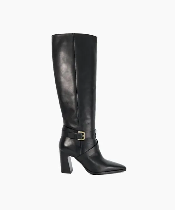 Dune London Knee High Boots Solanna Black Block Heel Knee High Boots Dune London Black Leather 8211 Women Dune London Knee High Boots Solanna Black Block Heel Knee High Boots Dune London Black Leather 8211 Women
