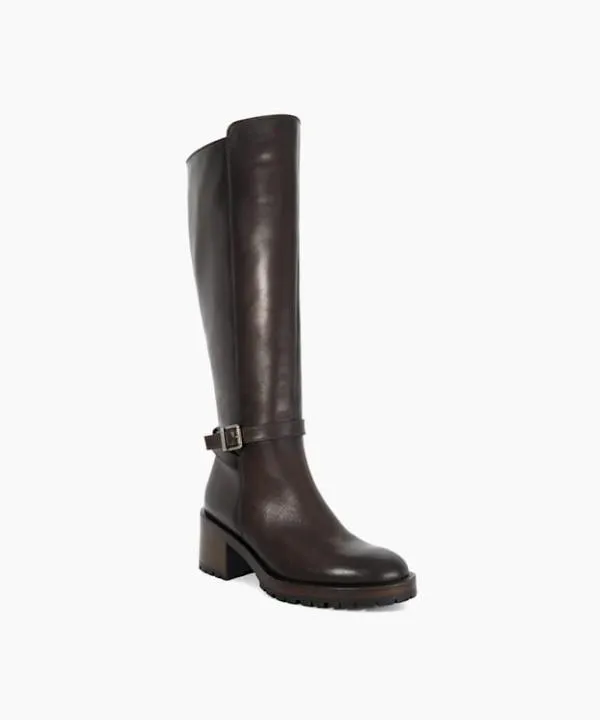Dune London Knee High Boots Tassie Brown Knee High Block Heel Buckle Boots Dune London Brown 8211 Women Dune London Knee High Boots Tassie Brown Knee High Block Heel Buckle Boots Dune London Brown 8211 Women