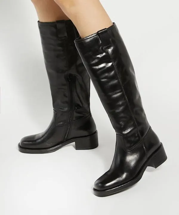Dune London Knee High Boots Tayan Black Knee High Boots Dune London Black 8211 Women