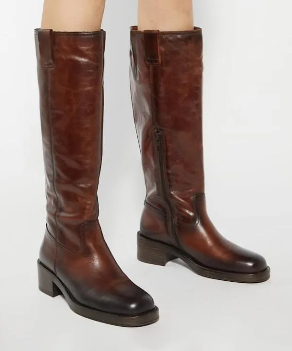Dune London Knee High Boots Tayan Tan Knee High Boots Dune London Brown 8211 Women