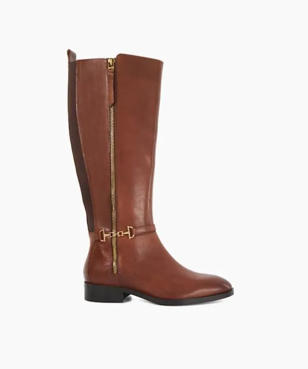 Dune London Knee High Boots Taylyn Tan Riding Boots With Signature Buckle Detail Dune London Brown 8211 Women Dune London Knee High Boots Taylyn Tan Riding Boots With Signature Buckle Detail Dune London Brown 8211 Women