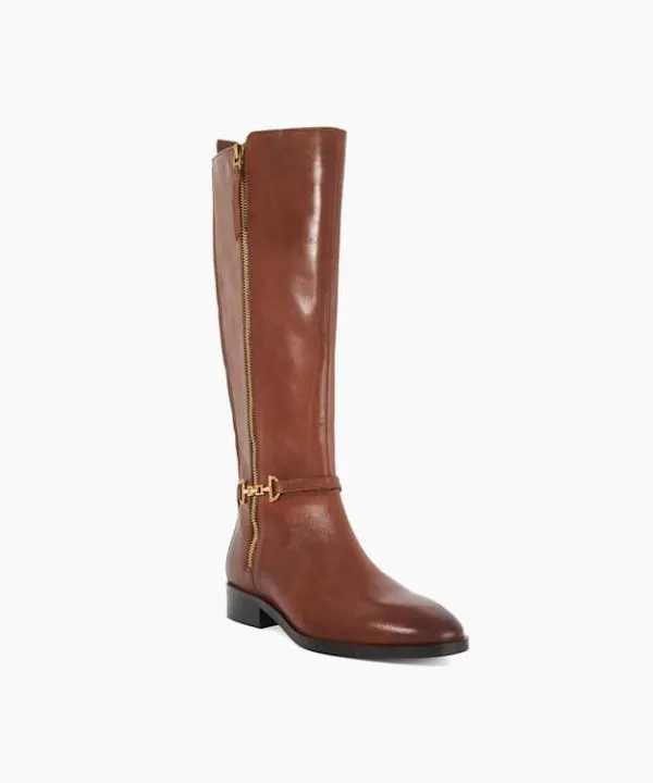 Dune London Knee High Boots Taylyn Tan Riding Boots With Signature Buckle Detail Dune London Brown 8211 Women Dune London Knee High Boots Taylyn Tan Riding Boots With Signature Buckle Detail Dune London Brown 8211 Women