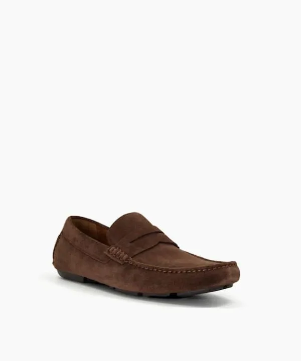Dune London Loafers Bradlay Brown SquareToe Suede Moccasin Loafers Dune London Brown 8211 Men Dune London Loafers Bradlay Brown SquareToe Suede Moccasin Loafers Dune London Brown 8211 Men