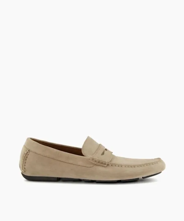 Dune London Loafers Bradlay Sand Suede Driver Dune London Neutral 8211 Men