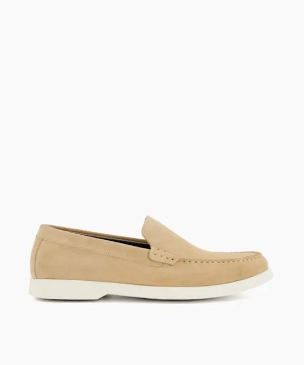 Dune London Loafers Buftonn Sand Casual Suede Loafers Dune London Neutral 8211 Men