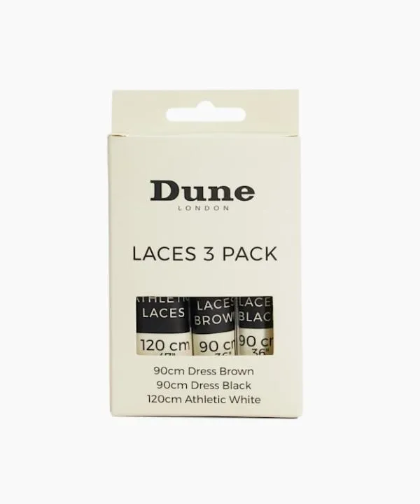 Dune London Shoe Care Laces 3 Pack Clear 3 Pack Of Laces Dune London White 8211 WomenMen Dune London Shoe Care Laces 3 Pack Clear 3 Pack Of Laces Dune London White 8211 WomenMen