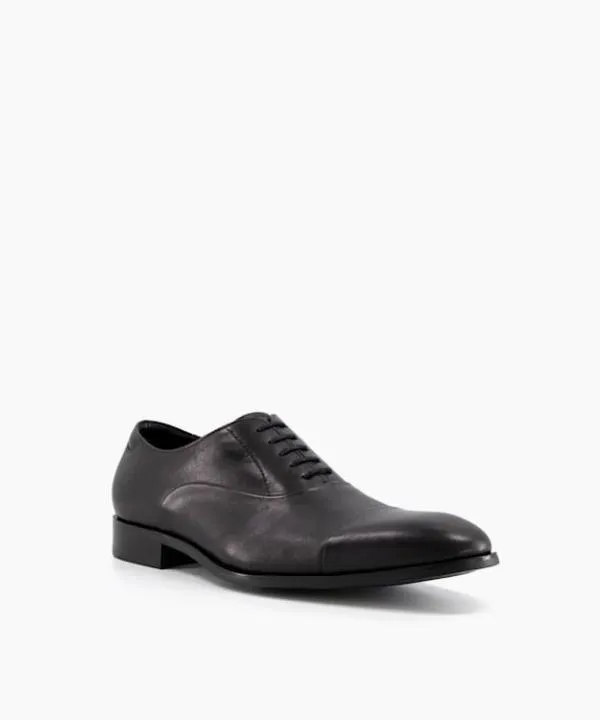 Dune London Smart Shoes Secrecy Black LaceUp Oxford Shoes Dune London Black Leather 8211 Men