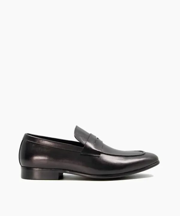 Dune London Smart Shoes Server Black Saddle Loafers Dune London Black 8211 Men