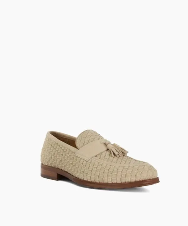Dune London Smart Shoes Sevilles Beige Woven Tassel Slip On Loafers Dune London Neutral 8211 Men Dune London Smart Shoes Sevilles Beige Woven Tassel Slip On Loafers Dune London Neutral 8211 Men