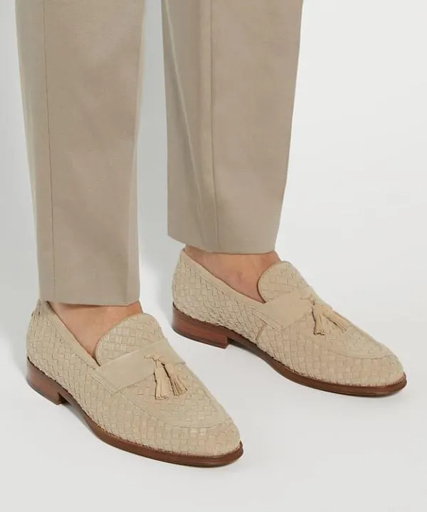 Dune London Smart Shoes Sevilles Beige Woven Tassel Slip On Loafers Dune London Neutral 8211 Men Dune London Smart Shoes Sevilles Beige Woven Tassel Slip On Loafers Dune London Neutral 8211 Men