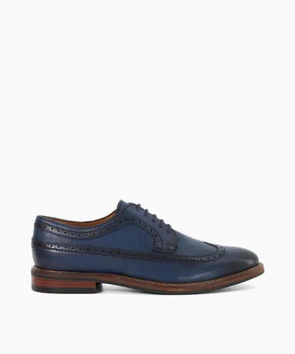 Dune London Smart Shoes Steeles Navy Lace Up Brogues Dune London Blue 8211 Men Dune London Smart Shoes Steeles Navy Lace Up Brogues Dune London Blue 8211 Men