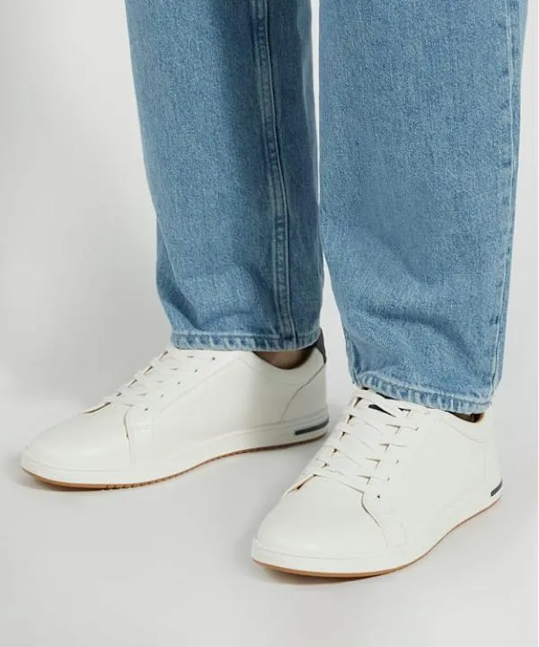 Dune London White Shoes Tezzy White Perforated LaceUp Trainers Dune London White 8211 Men Dune London White Shoes Tezzy White Perforated LaceUp Trainers Dune London White 8211 Men