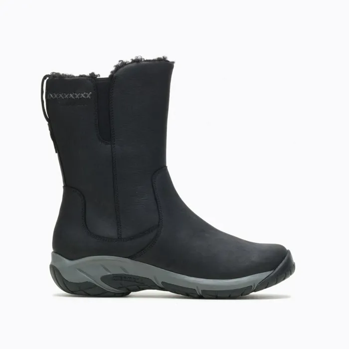 Encore 4 Tall Zip Polar Waterproof Wide Width Black Women Merrell Boots