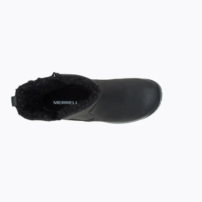 Encore 4 Tall Zip Polar Waterproof Wide Width Black Women Merrell Boots
