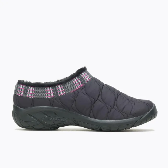 Encore Ice 4 Puff Wide Black Women Merrell SlipOns