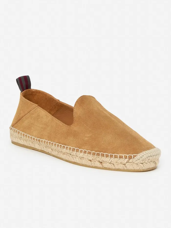 Espadrilles Men JMcLaughlin Rafe Suede Espadrilles Caramel