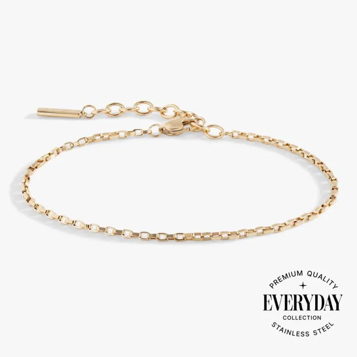 Everyday Box Link Chain Bracelet Stainless Steel Gold Women Alex And Ani Bracelets Everyday Box Link Chain Bracelet Stainless Steel Gold Women Alex And Ani Bracelets