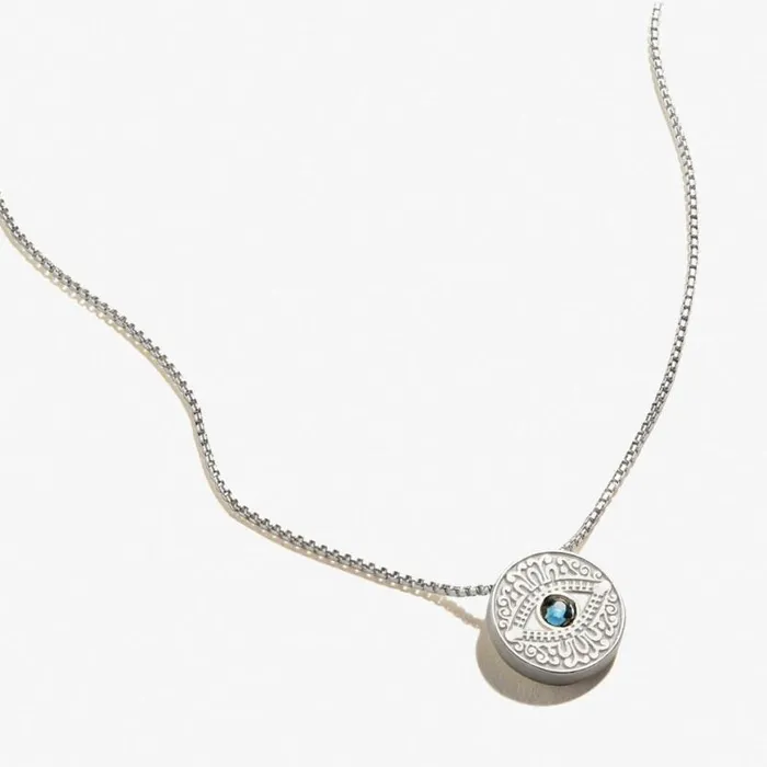 Evil Eye Crystal Charm Necklace Sterling Silver Women Alex And Ani Fine Jewelry Evil Eye Crystal Charm Necklace Sterling Silver Women Alex And Ani Fine Jewelry