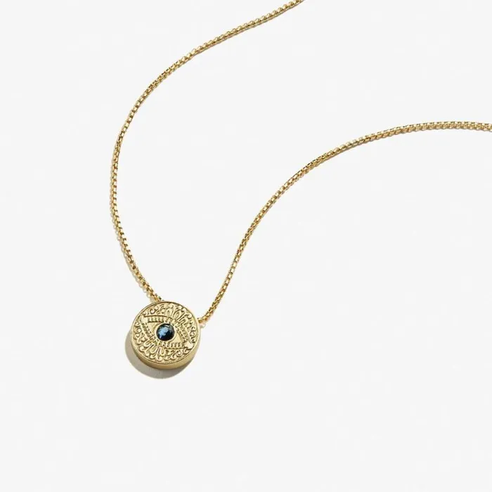 Evil Eye Crystal Charm Necklace Sterling Silver Women Alex And Ani Fine Jewelry