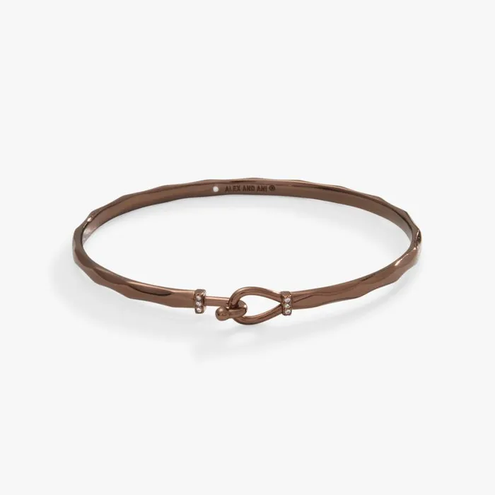 Faceted Hook Tension Bracelet Chocolate Women Alex And Ani Easter