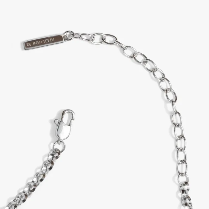 Faceted Rolo Charm and Layering Necklace Stainless Steel Gold Women Alex And Ani Chain Or Bracelet Charm Bases