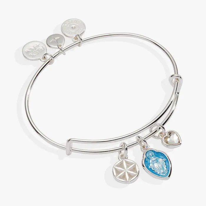 Faith And Family Mother Mary Charm Bangle Silver Women Alex And Ani Bracelets Faith And Family Mother Mary Charm Bangle Silver Women Alex And Ani Bracelets