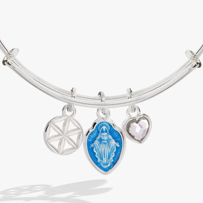 Faith And Family Mother Mary Charm Bangle Silver Women Alex And Ani Bracelets Faith And Family Mother Mary Charm Bangle Silver Women Alex And Ani Bracelets