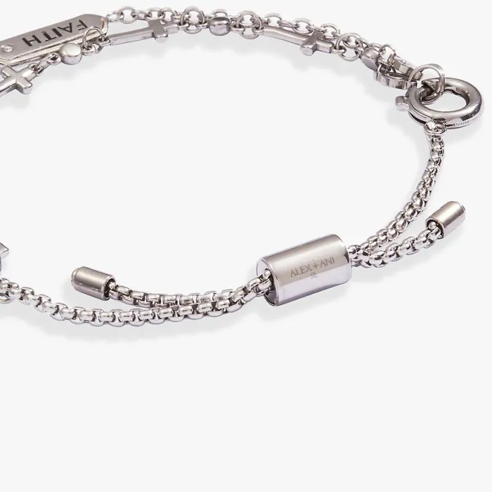 Faith Stranded Bracelet Set Stainless Steel Silver Women Alex And Ani Easter Faith Stranded Bracelet Set Stainless Steel Silver Women Alex And Ani Easter